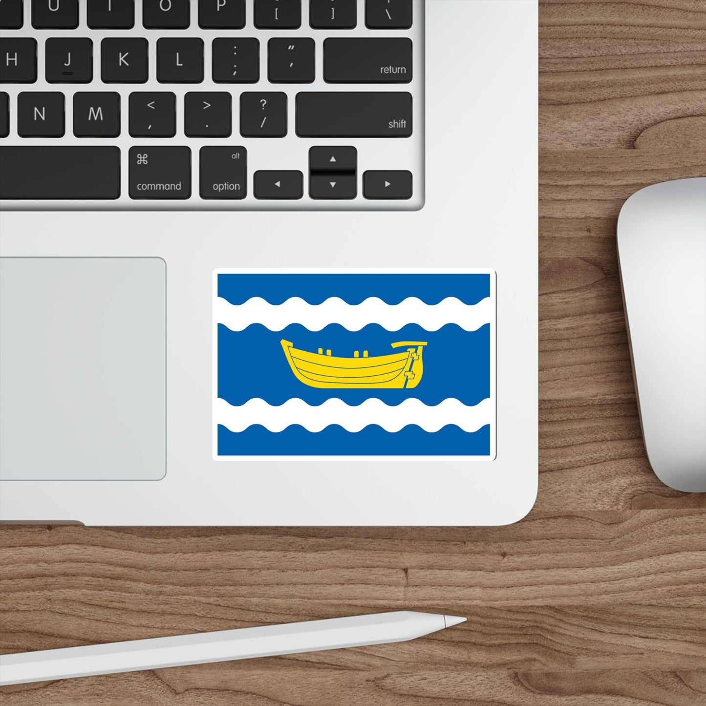 Flag of Uusimaa Finland STICKER Vinyl Die-Cut Decal-The Sticker Space