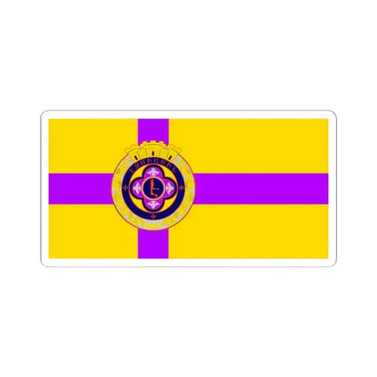 Flag of Vagharshapat Armenia - STICKER Vinyl Kiss-Cut Decal 2 Inch White - The Sticker Space