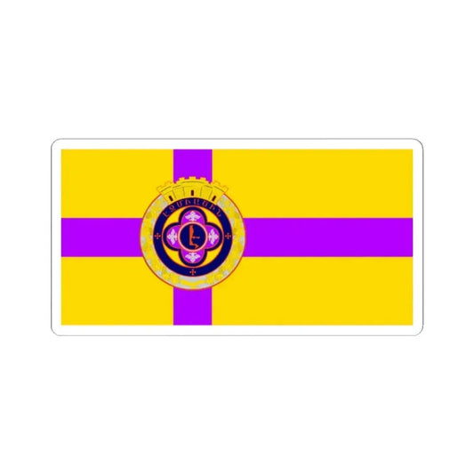 Flag of Vagharshapat Armenia - STICKER Vinyl Kiss-Cut Decal 2 Inch White - The Sticker Space