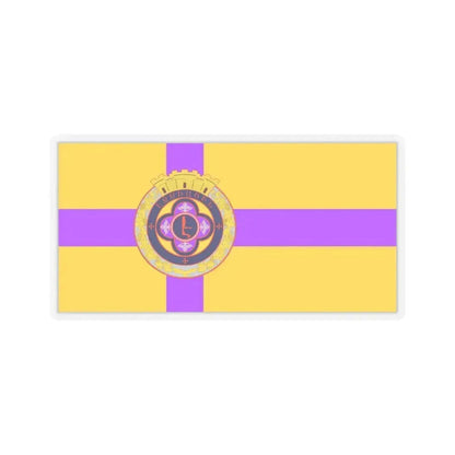 Flag of Vagharshapat Armenia - STICKER Vinyl Kiss-Cut Decal 6 Inch Transparent - The Sticker Space