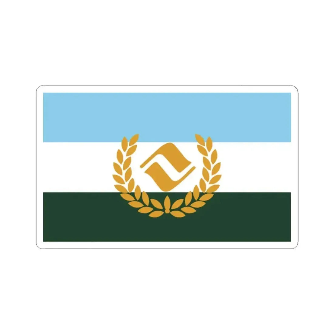Flag of Vail Colorado (United States) STICKER Vinyl Kiss-Cut Decal 2 Inch White - The Sticker Space