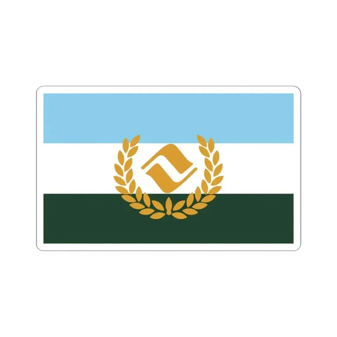 Flag of Vail Colorado (United States) STICKER Vinyl Kiss-Cut Decal 6 Inch White - The Sticker Space