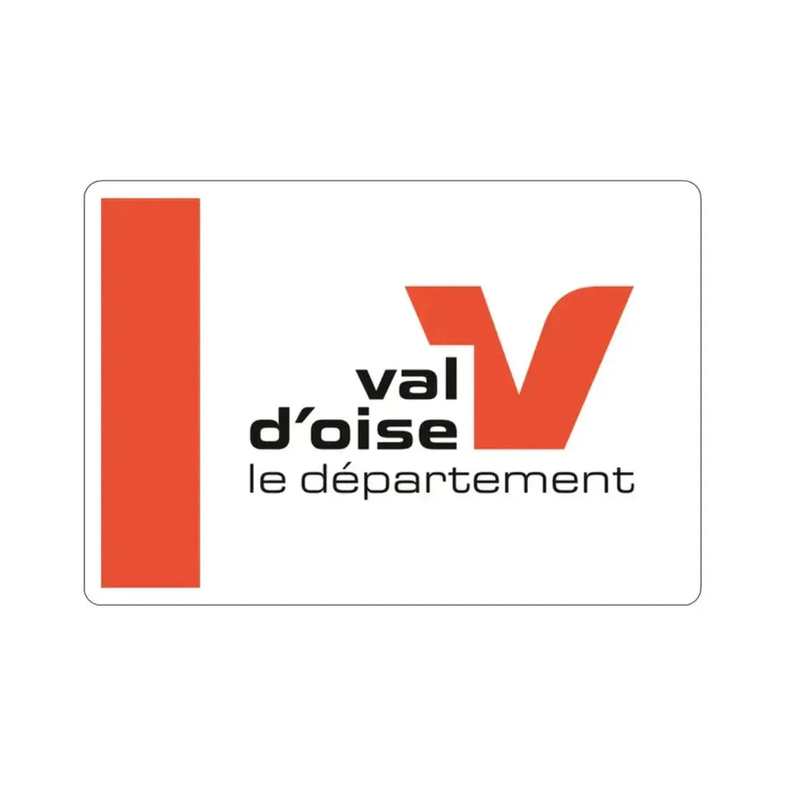 Flag of Val d'Oise France STICKER Vinyl Die-Cut Decal 2 Inch - The Sticker Space