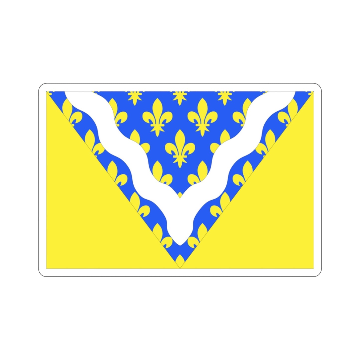 Flag of Val de Marne France 2 STICKER Vinyl Die-Cut Decal-2 Inch-The Sticker Space