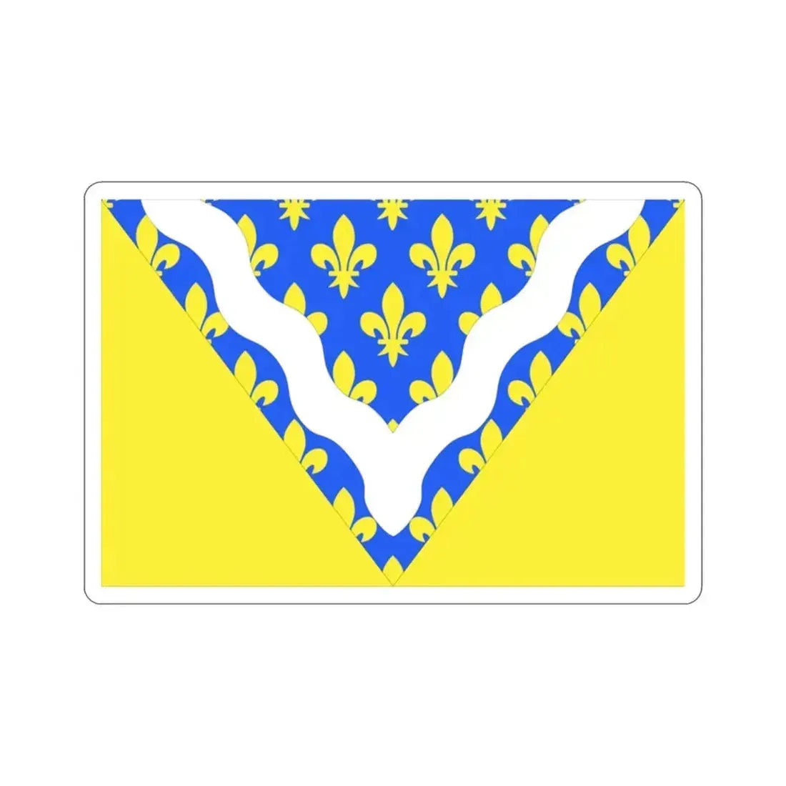 Flag of Val de Marne France 2 STICKER Vinyl Die-Cut Decal 2 Inch - The Sticker Space