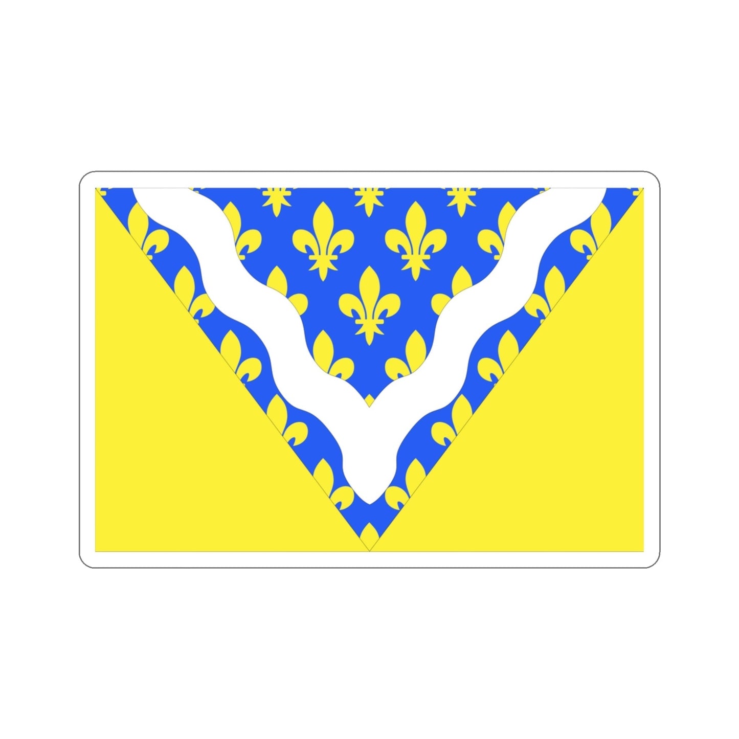 Flag of Val de Marne France 2 STICKER Vinyl Die-Cut Decal-3 Inch-The Sticker Space