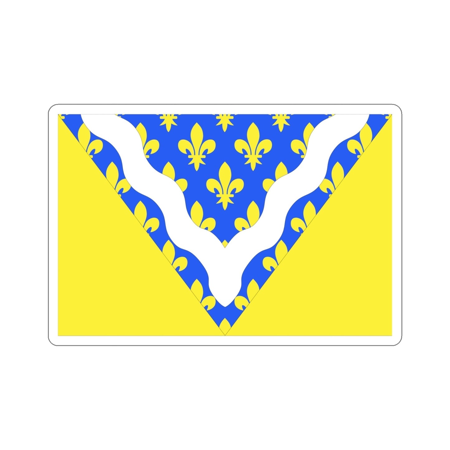 Flag of Val de Marne France 2 STICKER Vinyl Die-Cut Decal-4 Inch-The Sticker Space