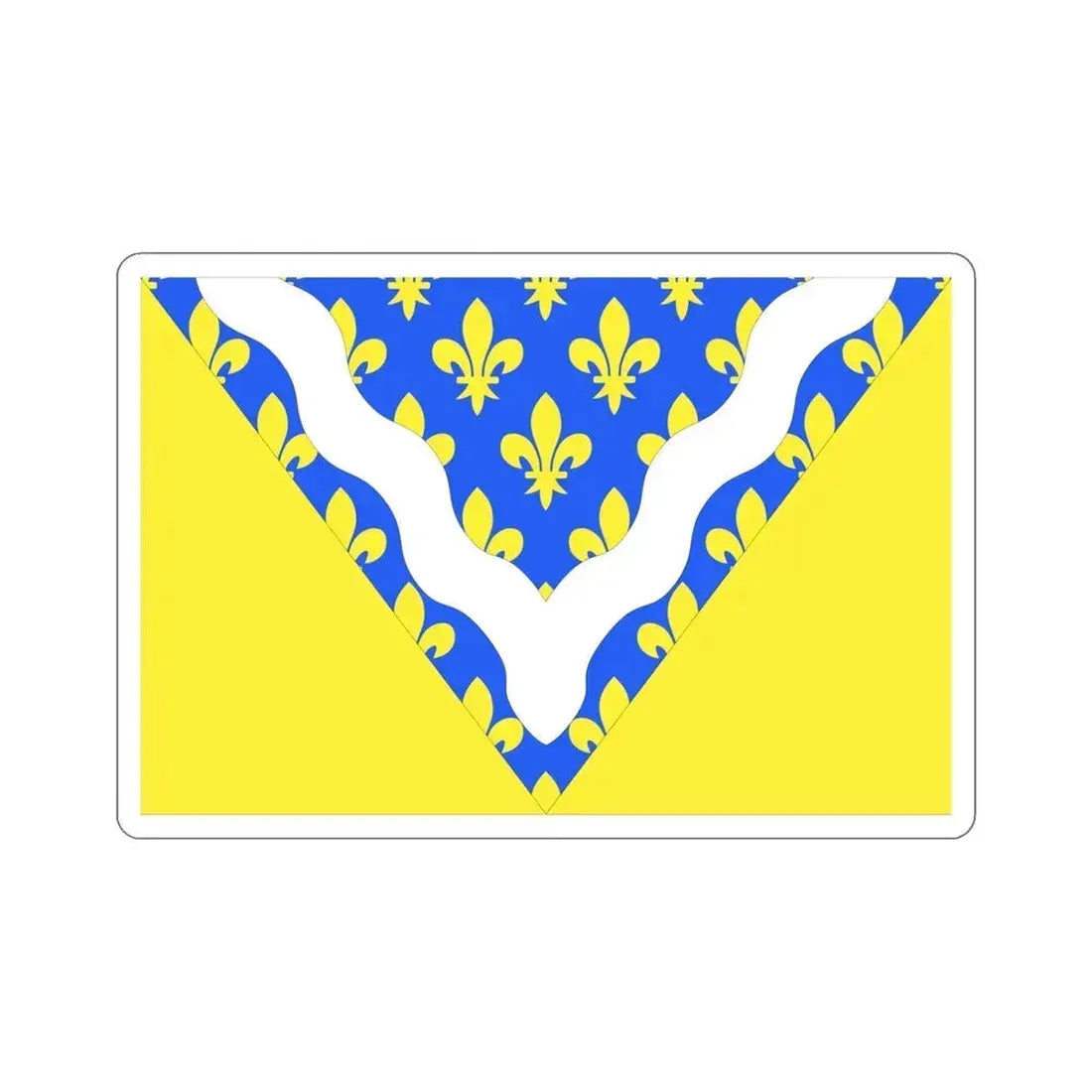 Flag of Val de Marne France 2 STICKER Vinyl Die-Cut Decal 5 Inch - The Sticker Space