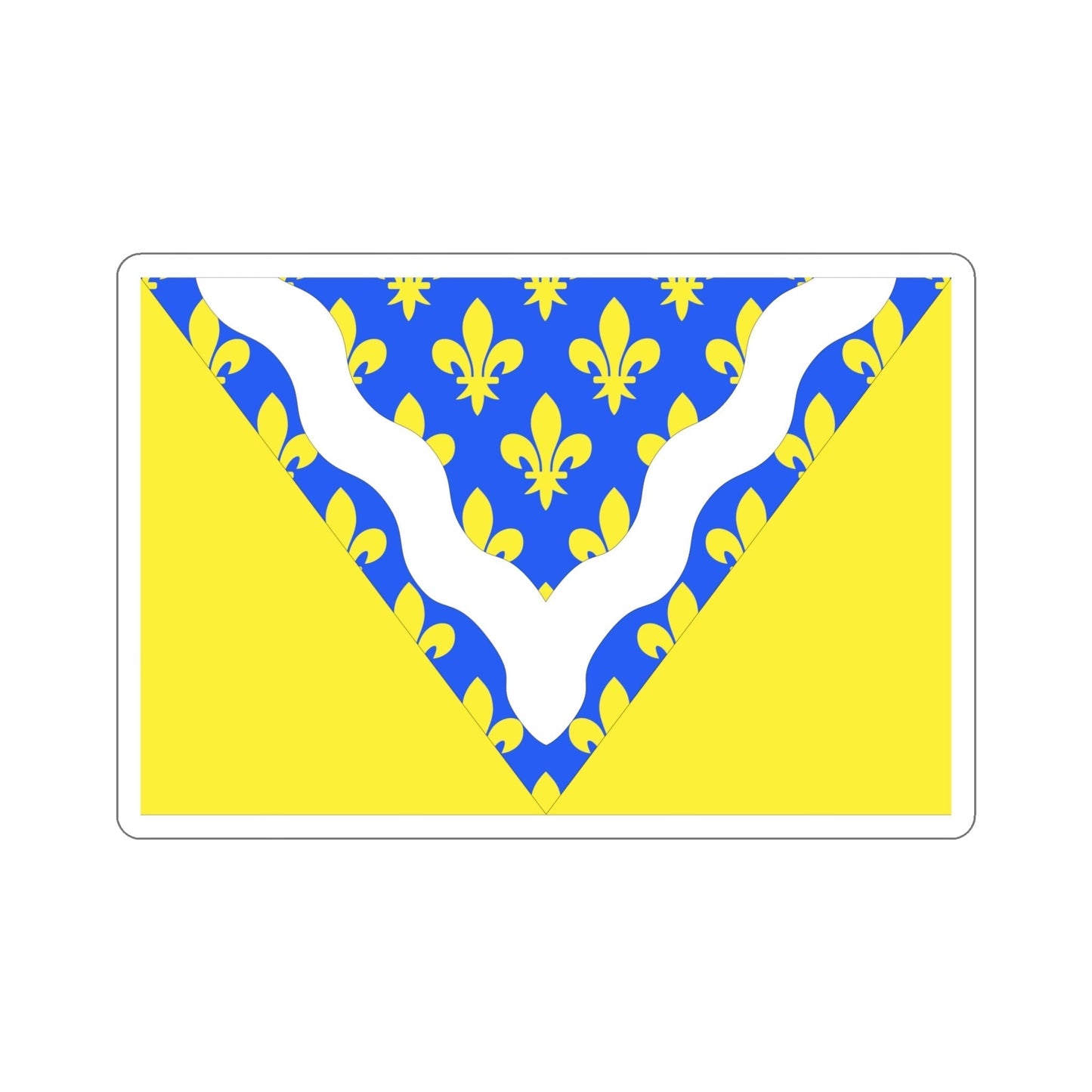 Flag of Val de Marne France 2 STICKER Vinyl Die-Cut Decal-6 Inch-The Sticker Space