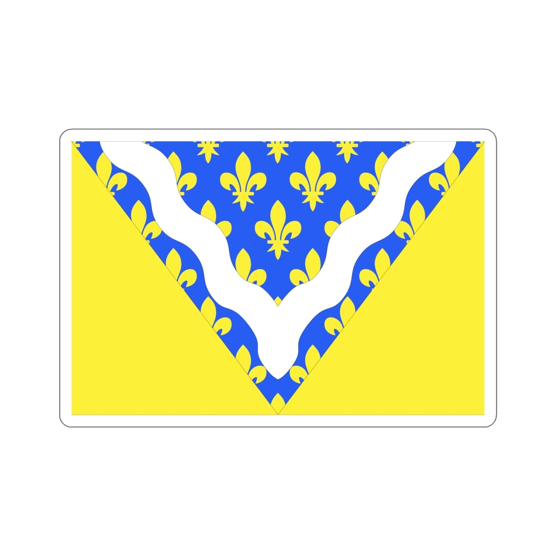 Flag of Val de Marne France 2 STICKER Vinyl Die-Cut Decal-6 Inch-The Sticker Space