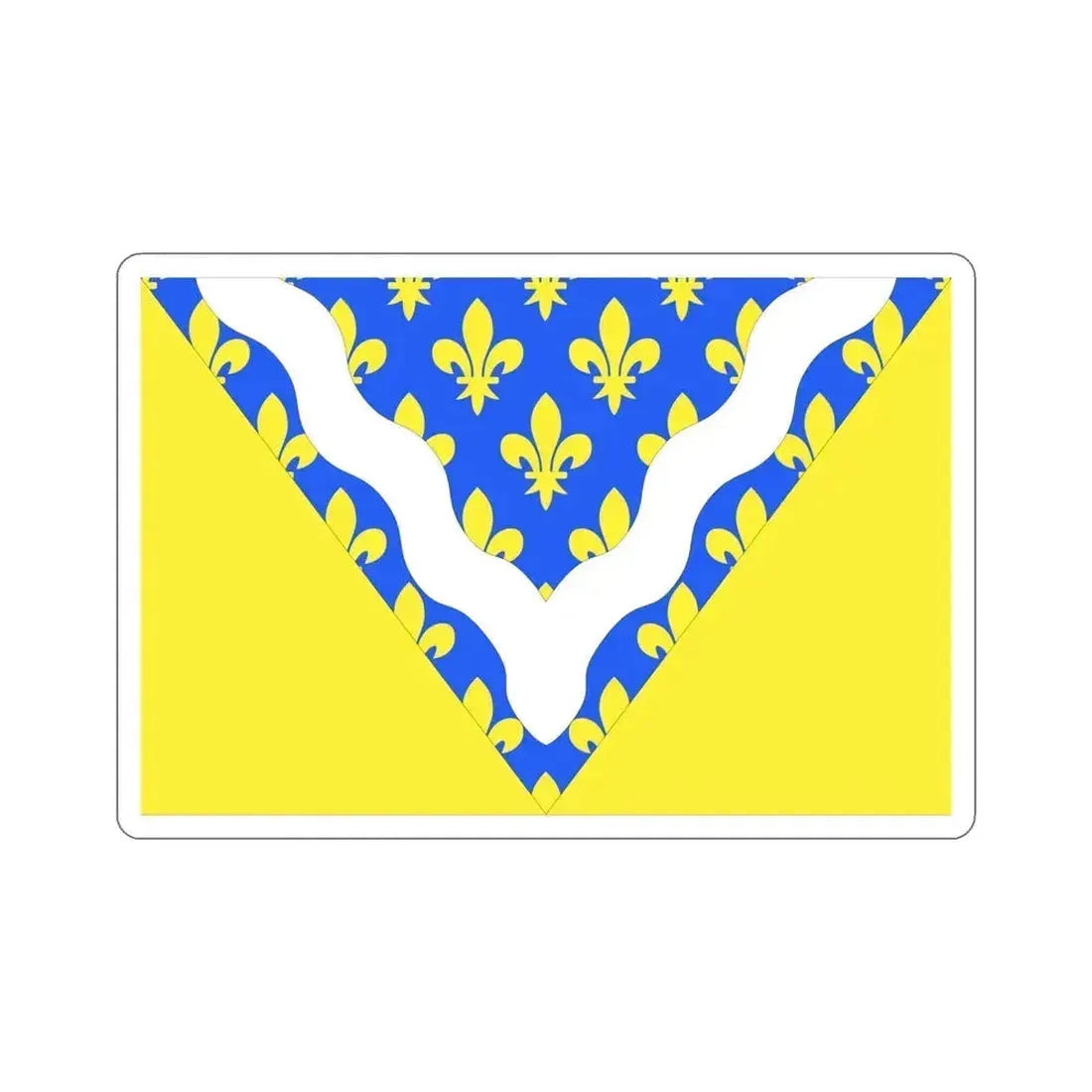 Flag of Val de Marne France 2 STICKER Vinyl Die-Cut Decal 6 Inch - The Sticker Space