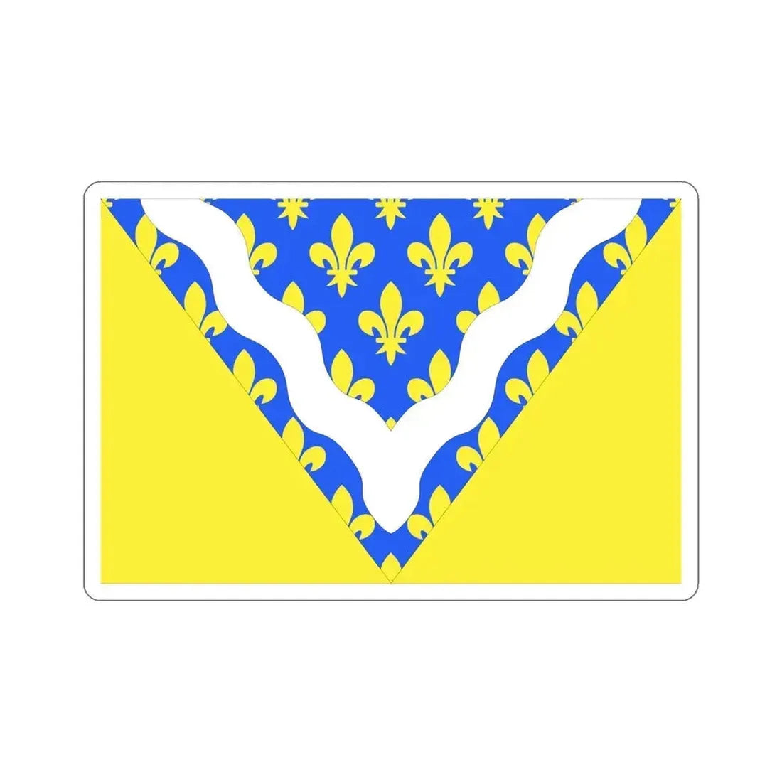 Flag of Val de Marne France 2 STICKER Vinyl Die-Cut Decal 6 Inch - The Sticker Space