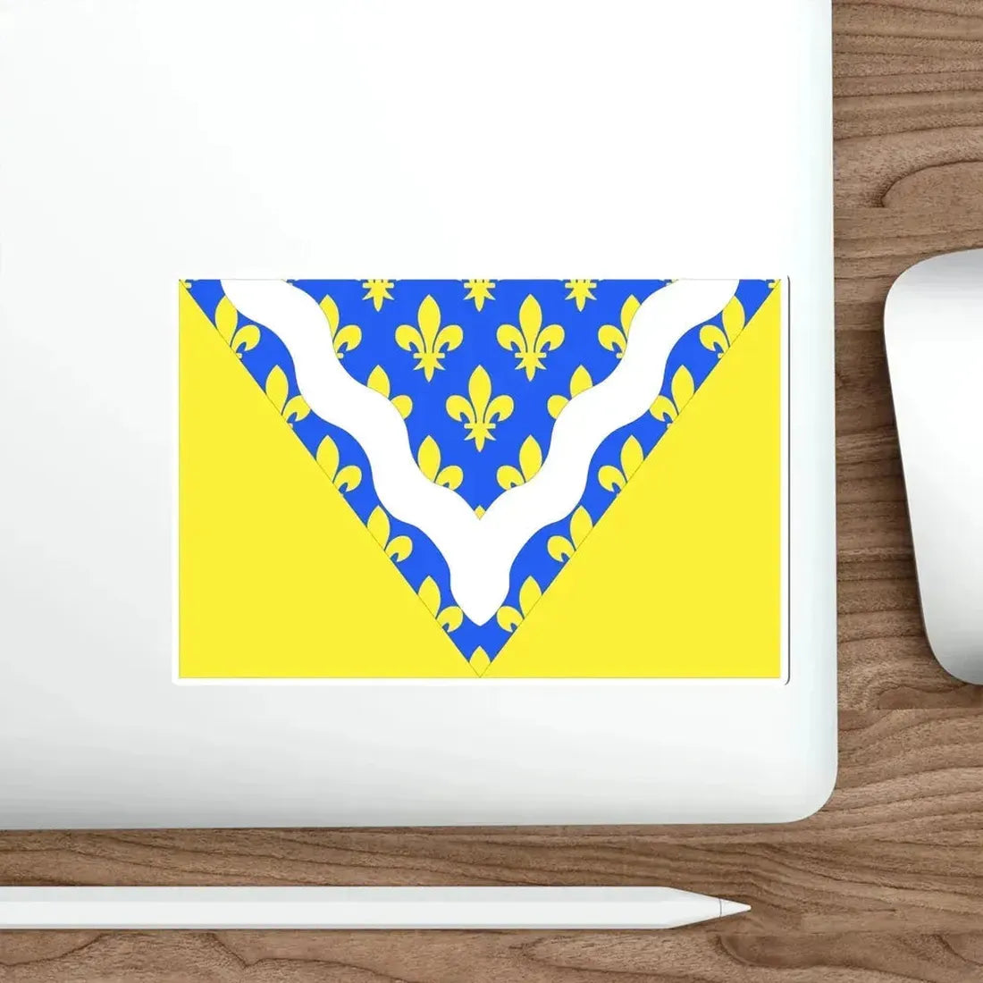 Flag of Val de Marne France 2 STICKER Vinyl Die-Cut Decal - The Sticker Space