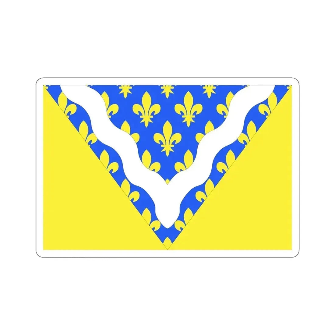 Flag of Val de Marne France 2 STICKER Vinyl Die-Cut Decal - The Sticker Space