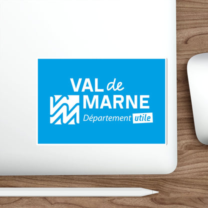 Flag of Val de Marne France STICKER Vinyl Die-Cut Decal-The Sticker Space