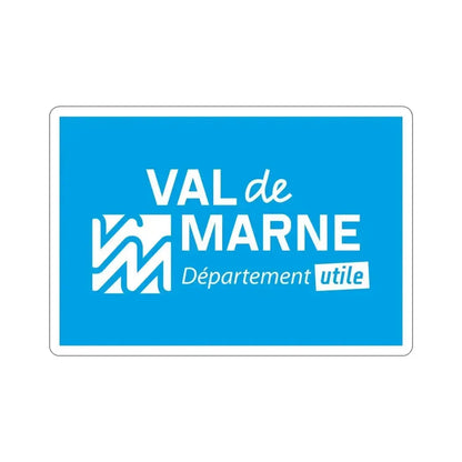 Flag of Val de Marne France STICKER Vinyl Die-Cut Decal 4 Inch - The Sticker Space
