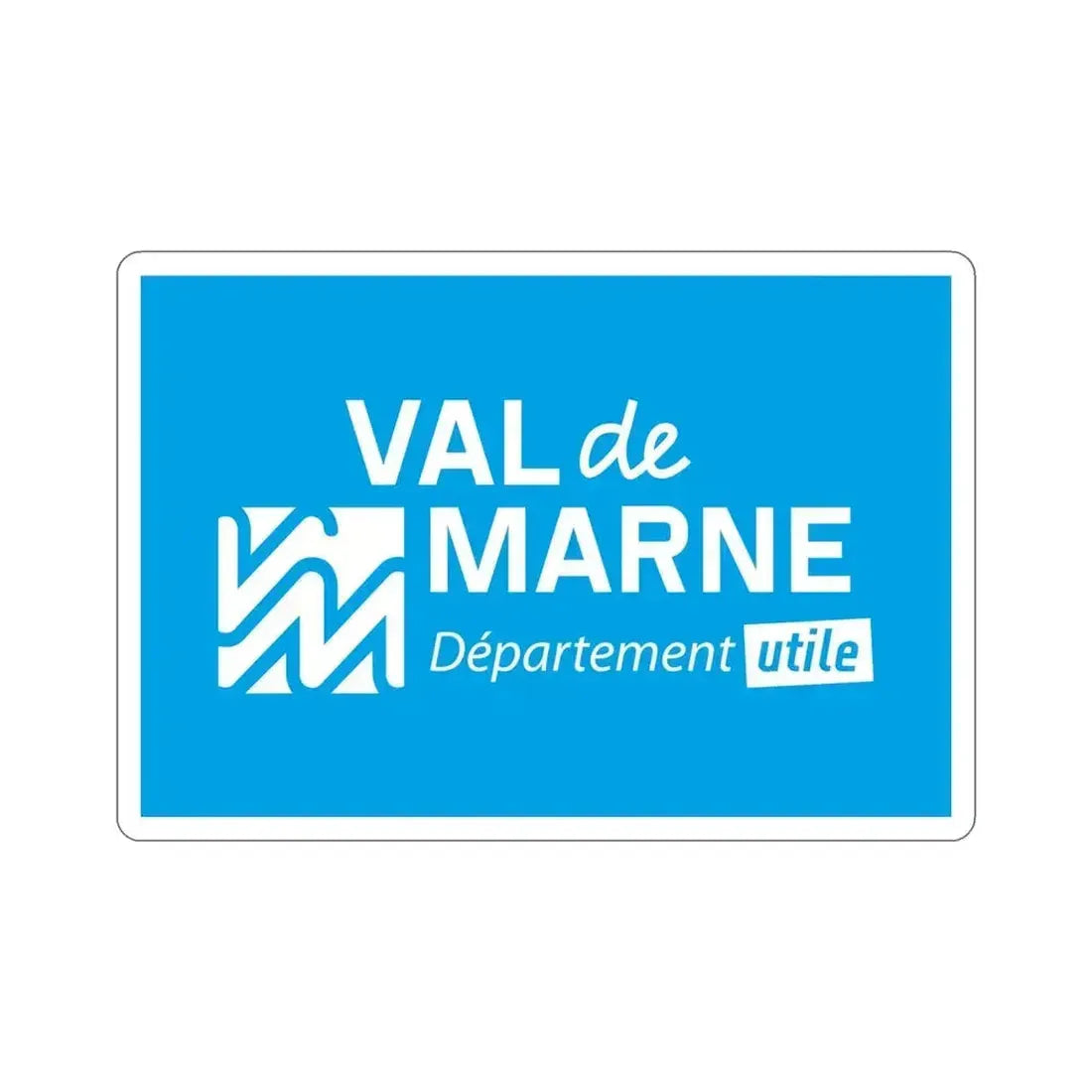 Flag of Val de Marne France STICKER Vinyl Die-Cut Decal 5 Inch - The Sticker Space