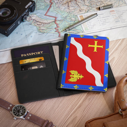 Flag of Val d'Oise France 2 - Passport Holder