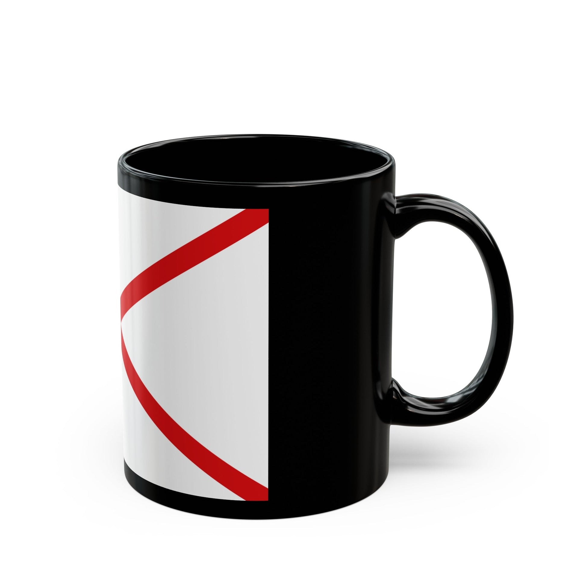 Flag of Valdivia Chile - Black Coffee Mug-The Sticker Space