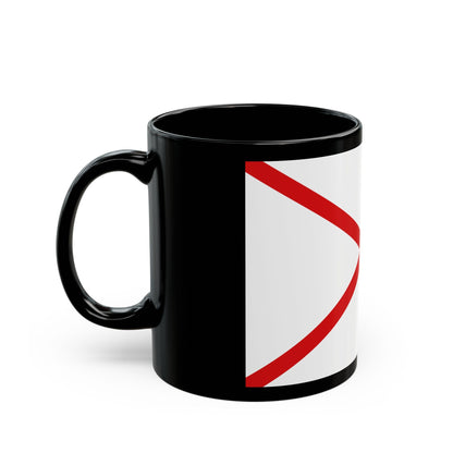 Flag of Valdivia Chile - Black Coffee Mug-The Sticker Space