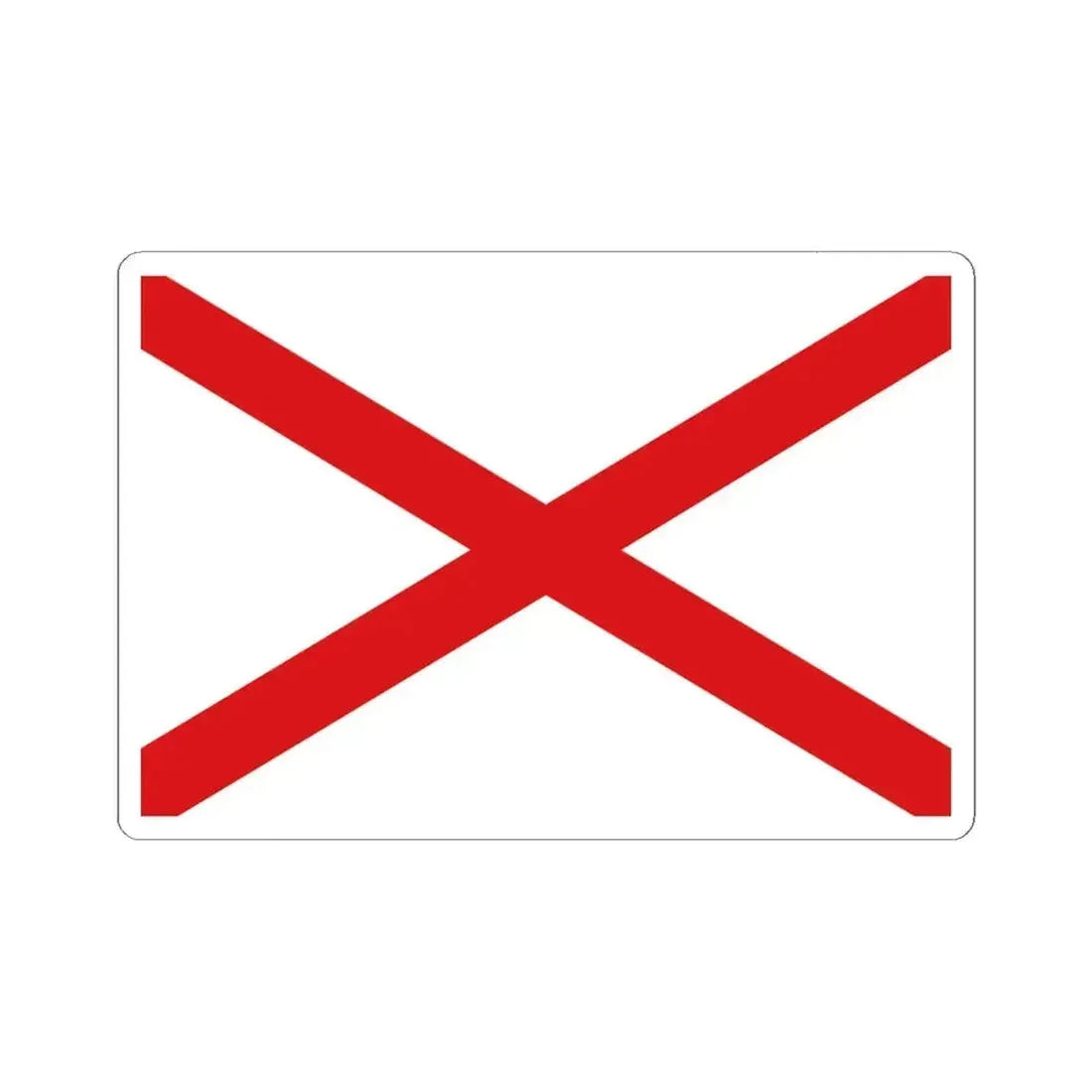 Flag of Valdivia Chile (Chile) STICKER Vinyl Kiss-Cut Decal 6 Inch White - The Sticker Space