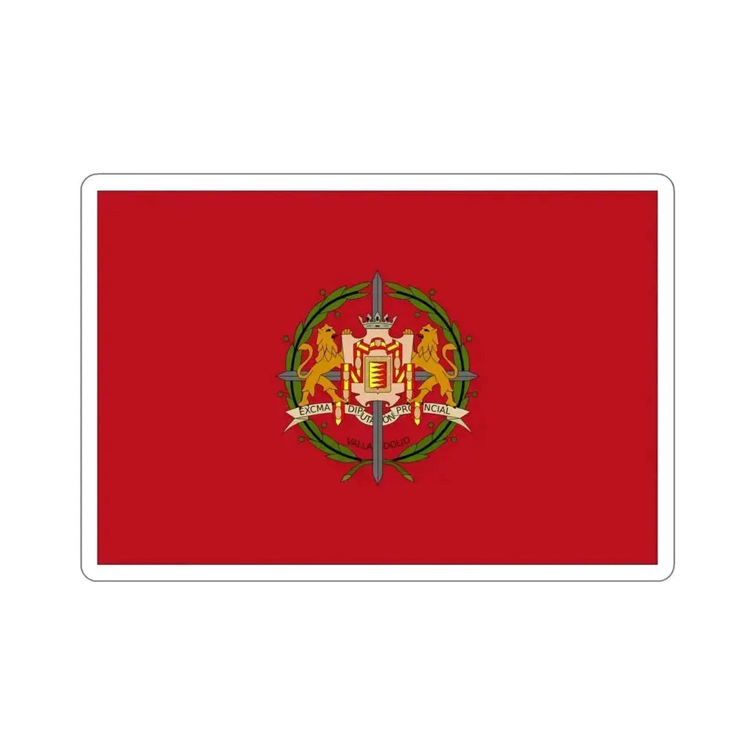 Flag of Valladolid Spain STICKER Vinyl Die-Cut Decal - The Sticker Space