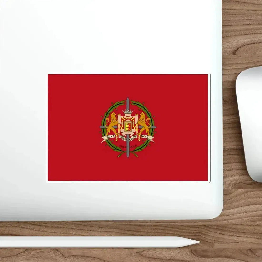 Flag of Valladolid Spain STICKER Vinyl Die-Cut Decal - The Sticker Space
