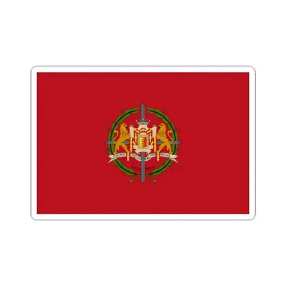 Flag of Valladolid Spain - STICKER Vinyl Kiss-Cut Decal 3 Inch White - The Sticker Space