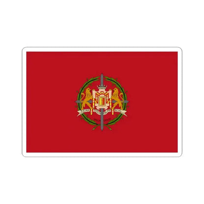 Flag of Valladolid Spain - STICKER Vinyl Kiss-Cut Decal 4 Inch White - The Sticker Space