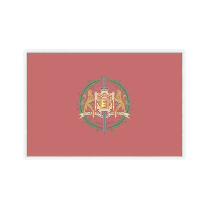 Flag of Valladolid Spain - STICKER Vinyl Kiss-Cut Decal 6 Inch Transparent - The Sticker Space