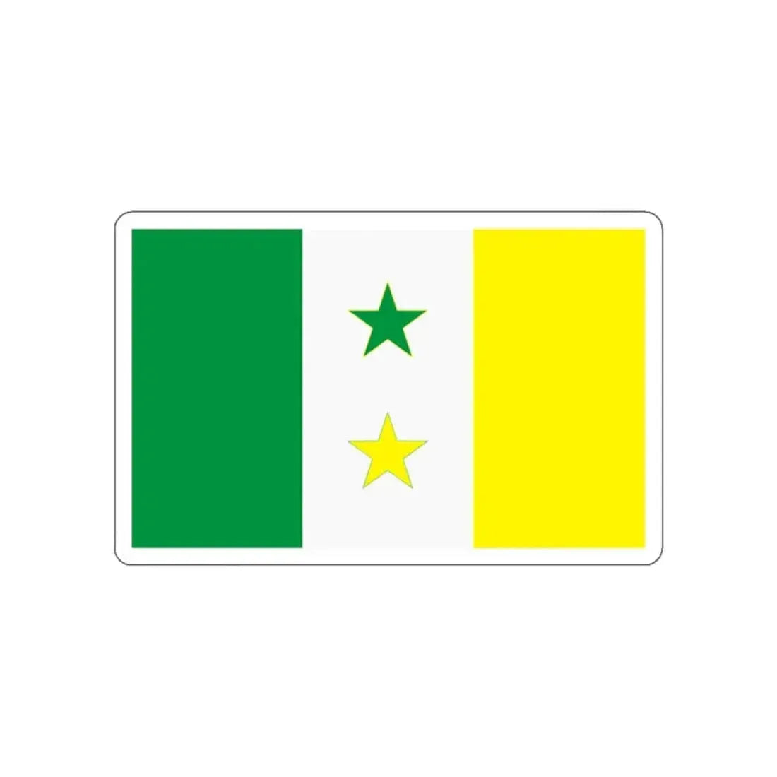 Flag of Valle de la Pascua Venezuela STICKER Vinyl Die-Cut Decal - The Sticker Space