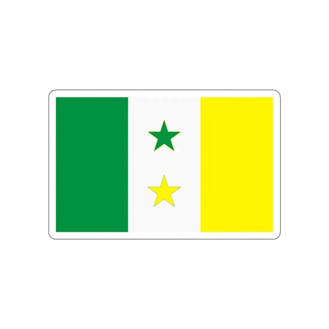 Flag of Valle de la Pascua Venezuela STICKER Vinyl Die-Cut Decal - The Sticker Space