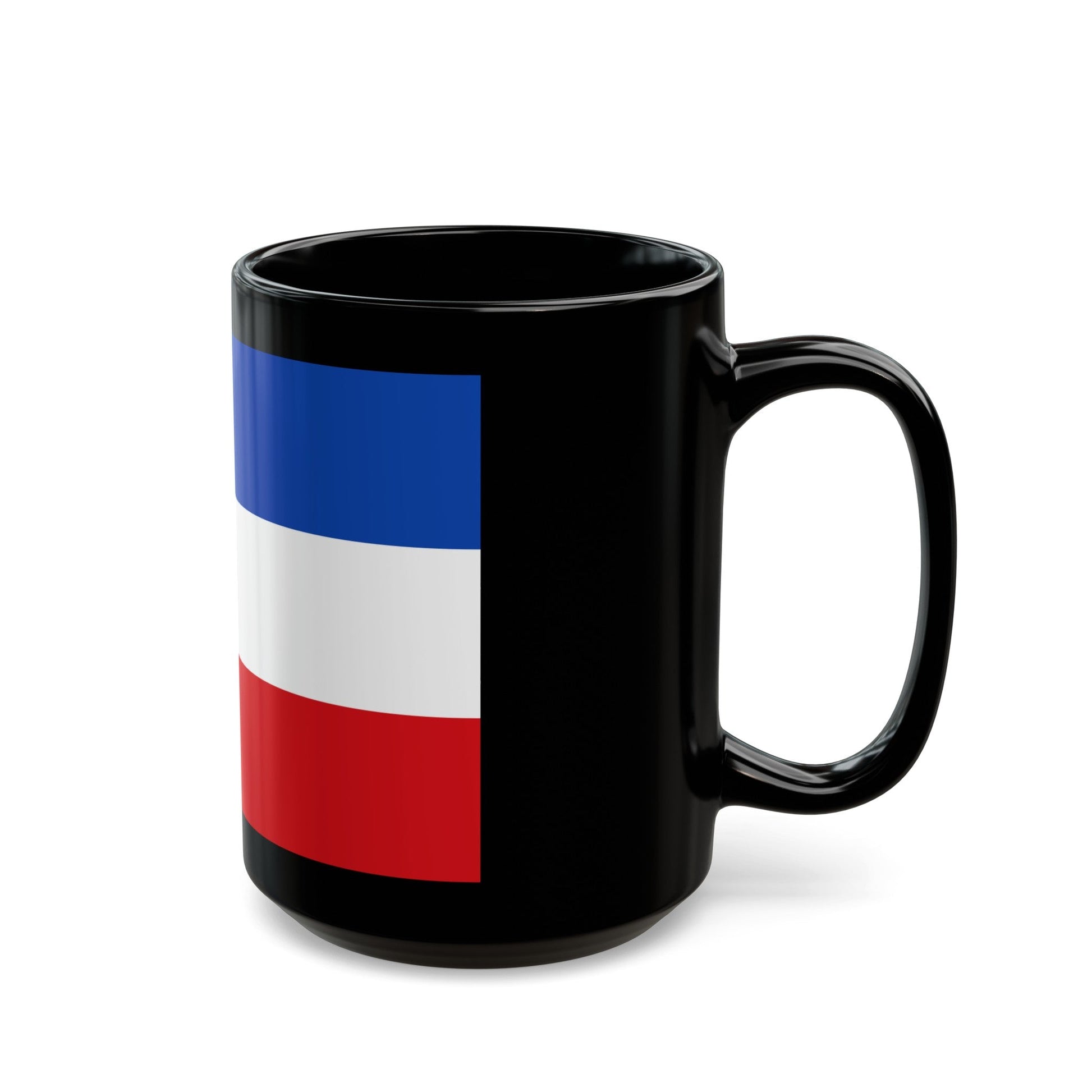 Flag of Valledupar Cesar Colombia - Black Coffee Mug-The Sticker Space