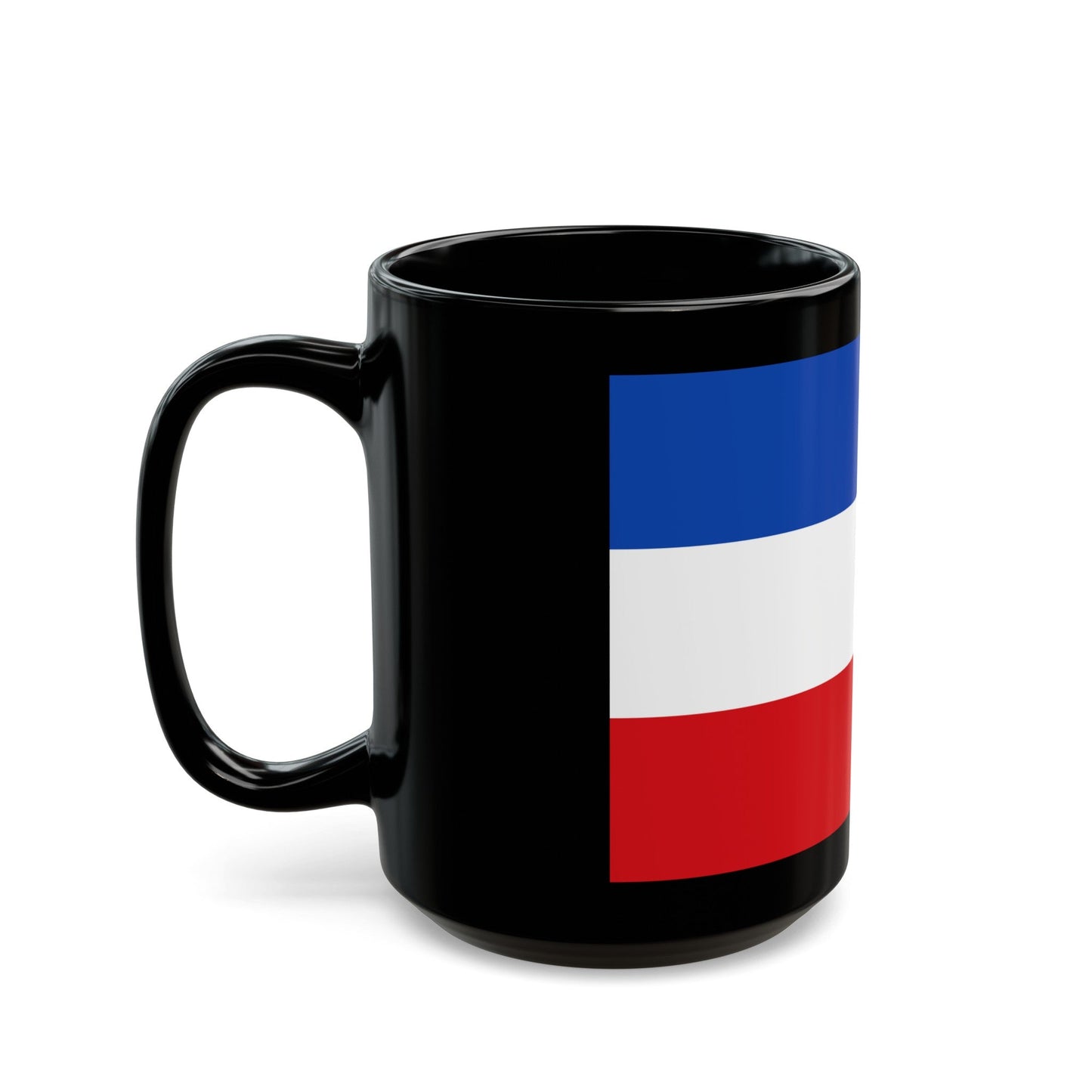 Flag of Valledupar Cesar Colombia - Black Coffee Mug-The Sticker Space