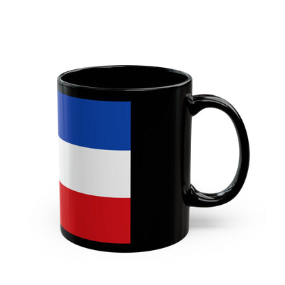 Flag of Valledupar Cesar Colombia - Black Coffee Mug-The Sticker Space