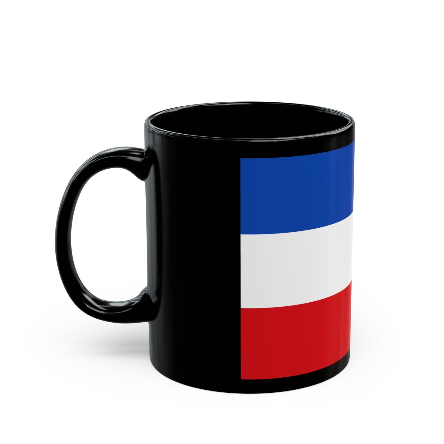 Flag of Valledupar Cesar Colombia - Black Coffee Mug-The Sticker Space