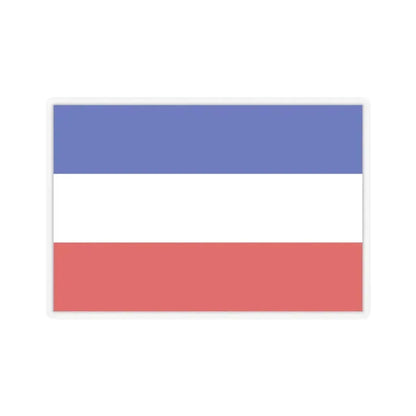 Flag of Valledupar Cesar Colombia - STICKER Vinyl Kiss-Cut Decal 3 Inch Transparent - The Sticker Space