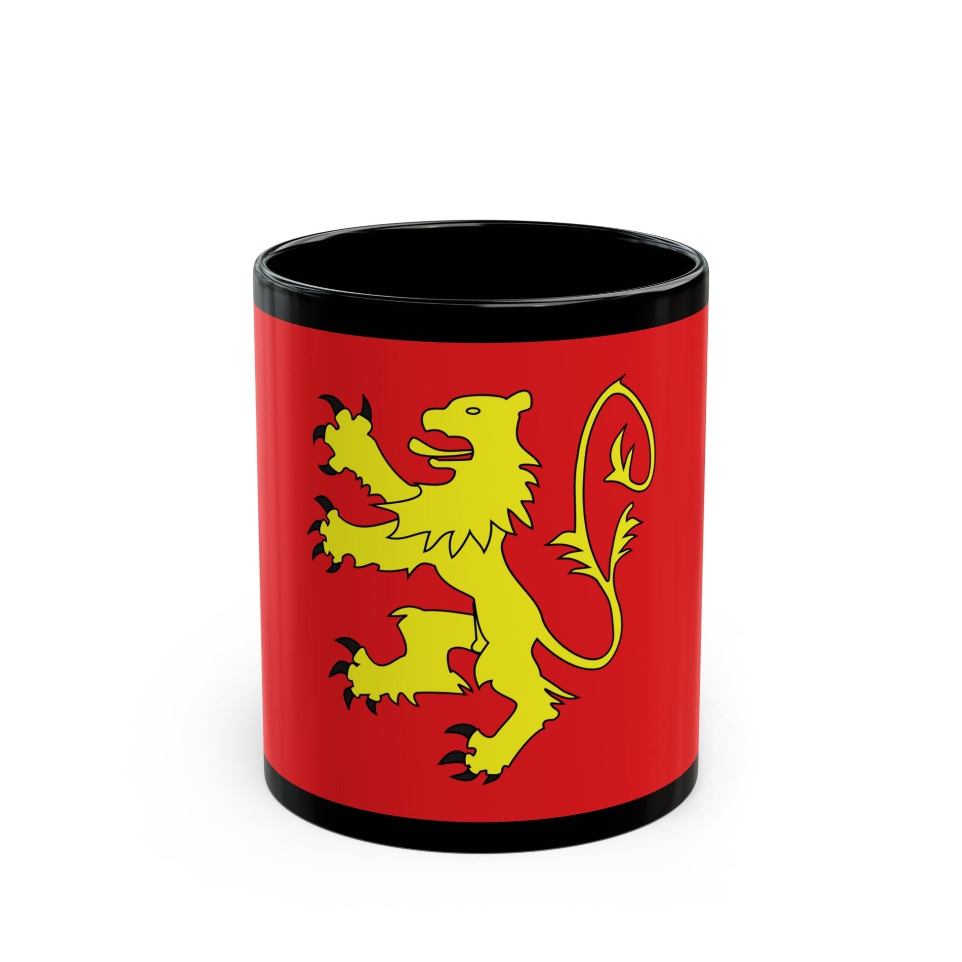 Flag of Valletta Malta - Black Coffee Mug-11oz-The Sticker Space