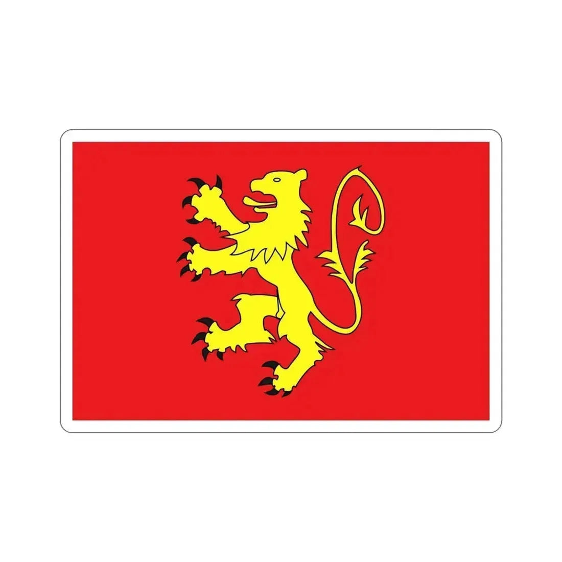 Flag of Valletta Malta STICKER Vinyl Die-Cut Decal 5 Inch - The Sticker Space