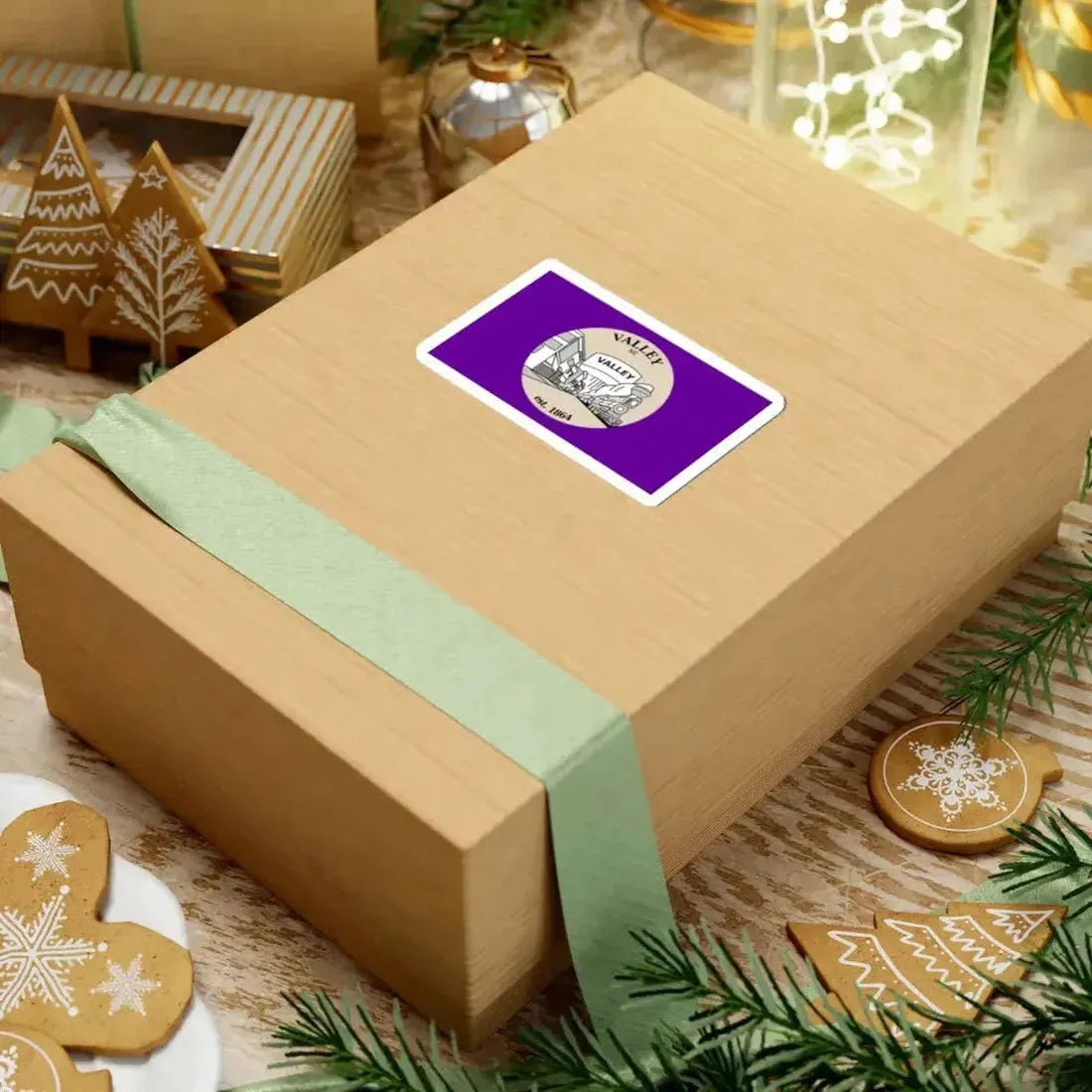 Flag of Valley Nebraska (United States) STICKER Vinyl Kiss-Cut Decal - The Sticker Space