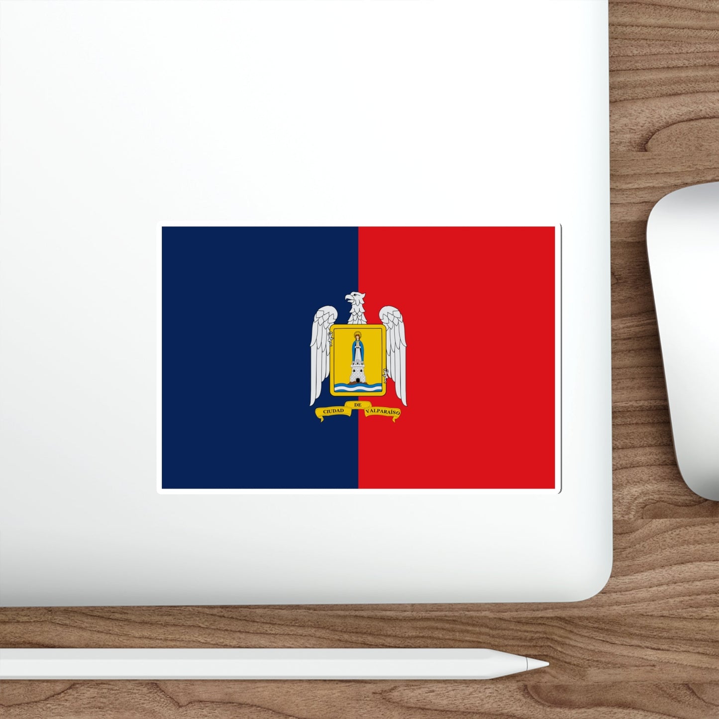 Flag of Valparaíso Chile STICKER Vinyl Die-Cut Decal-The Sticker Space