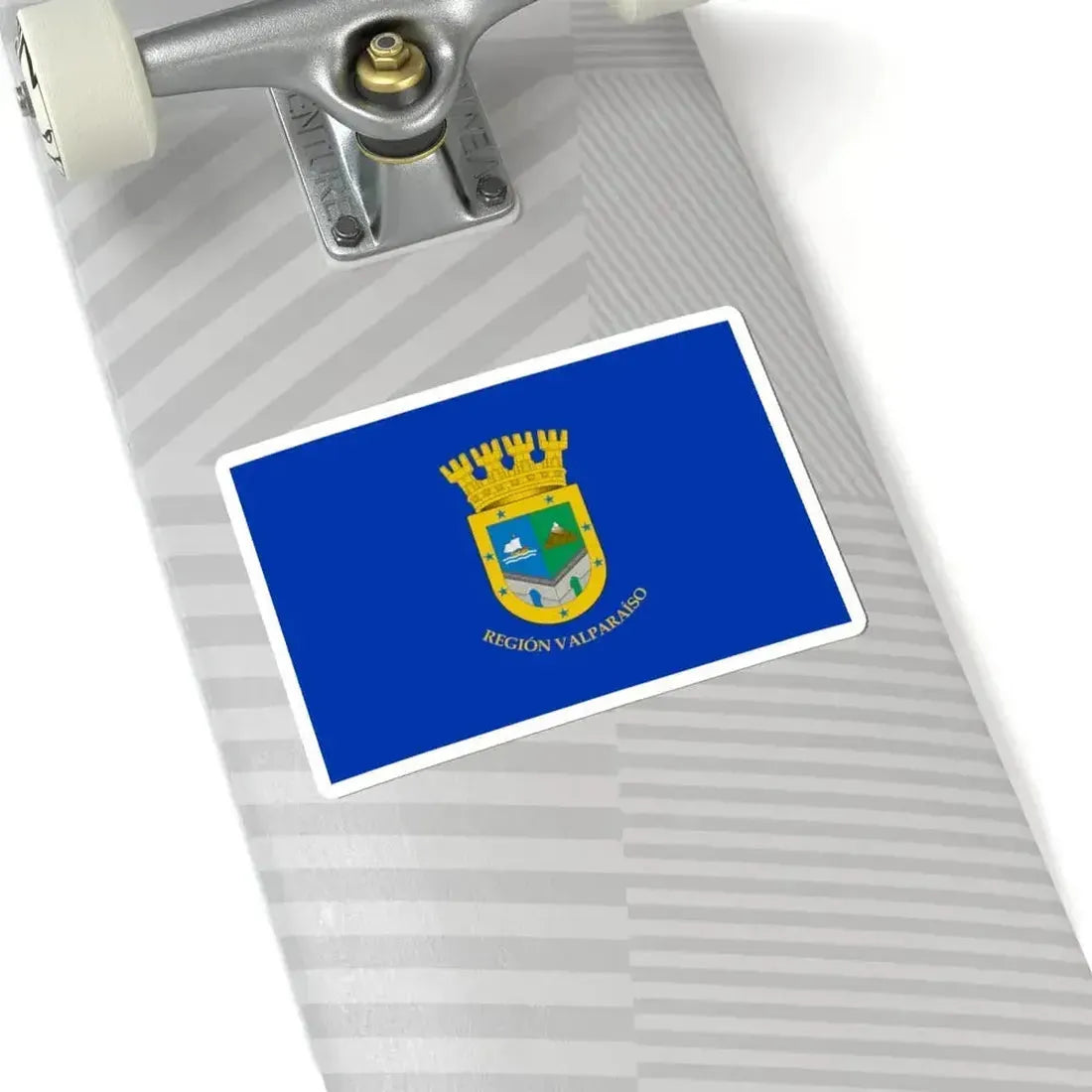 Flag of Valparaiso Region Chile (Chile) STICKER Vinyl Kiss-Cut Decal - The Sticker Space