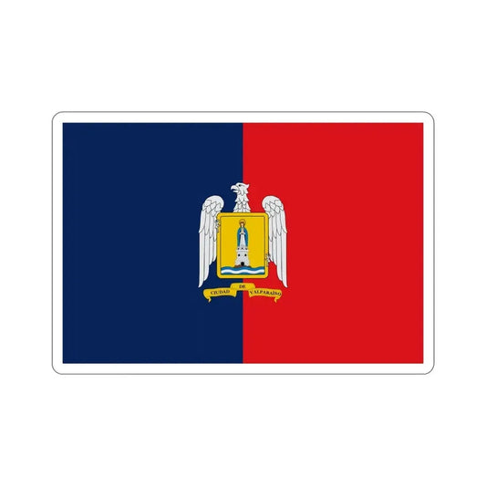 Flag of Valparaíso Chile STICKER Vinyl Die-Cut Decal 6 Inch - The Sticker Space