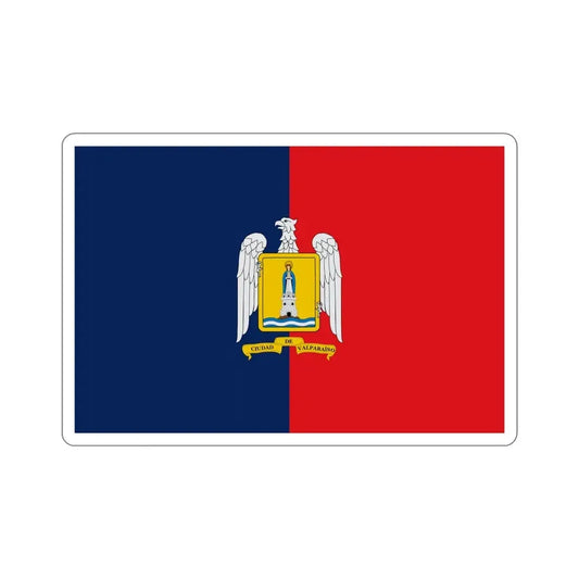 Flag of Valparaíso Chile STICKER Vinyl Die-Cut Decal 6 Inch - The Sticker Space