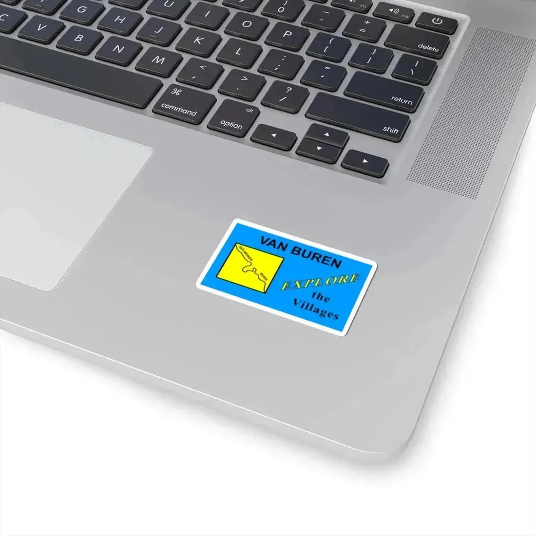 Flag of Van Buren County Iowa Sesquicentennial (United States) STICKER Vinyl Kiss-Cut Decal - The Sticker Space