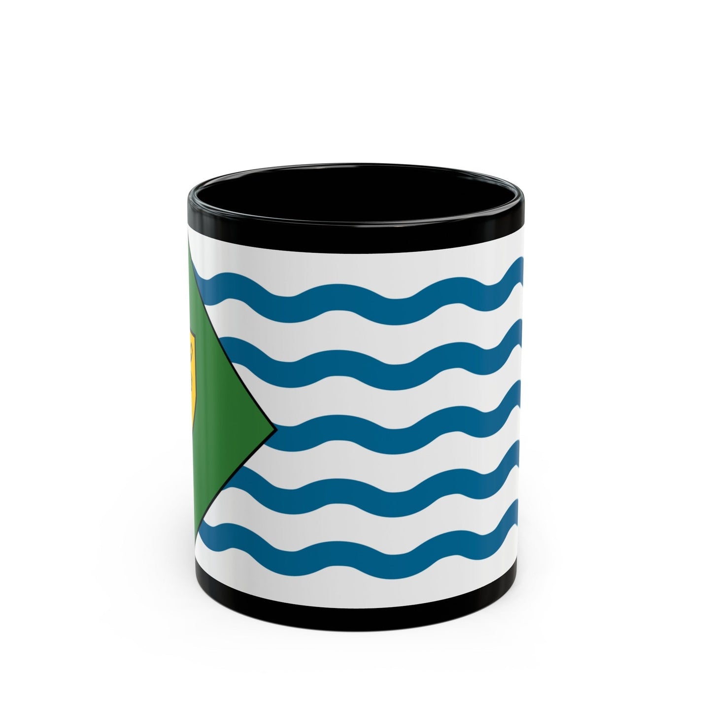 Flag of Vancouver Canada - Black Coffee Mug-11oz-The Sticker Space