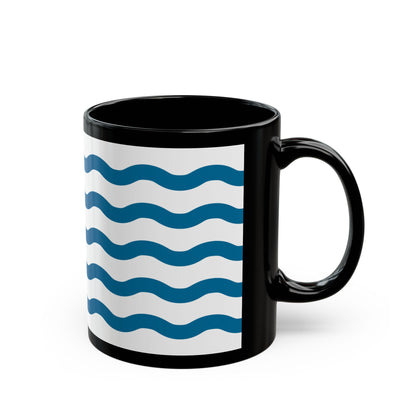 Flag of Vancouver Canada - Black Coffee Mug-The Sticker Space