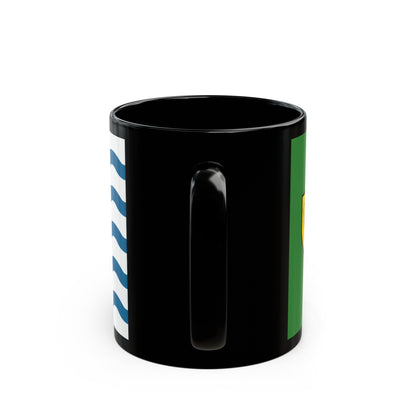 Flag of Vancouver Canada - Black Coffee Mug-The Sticker Space