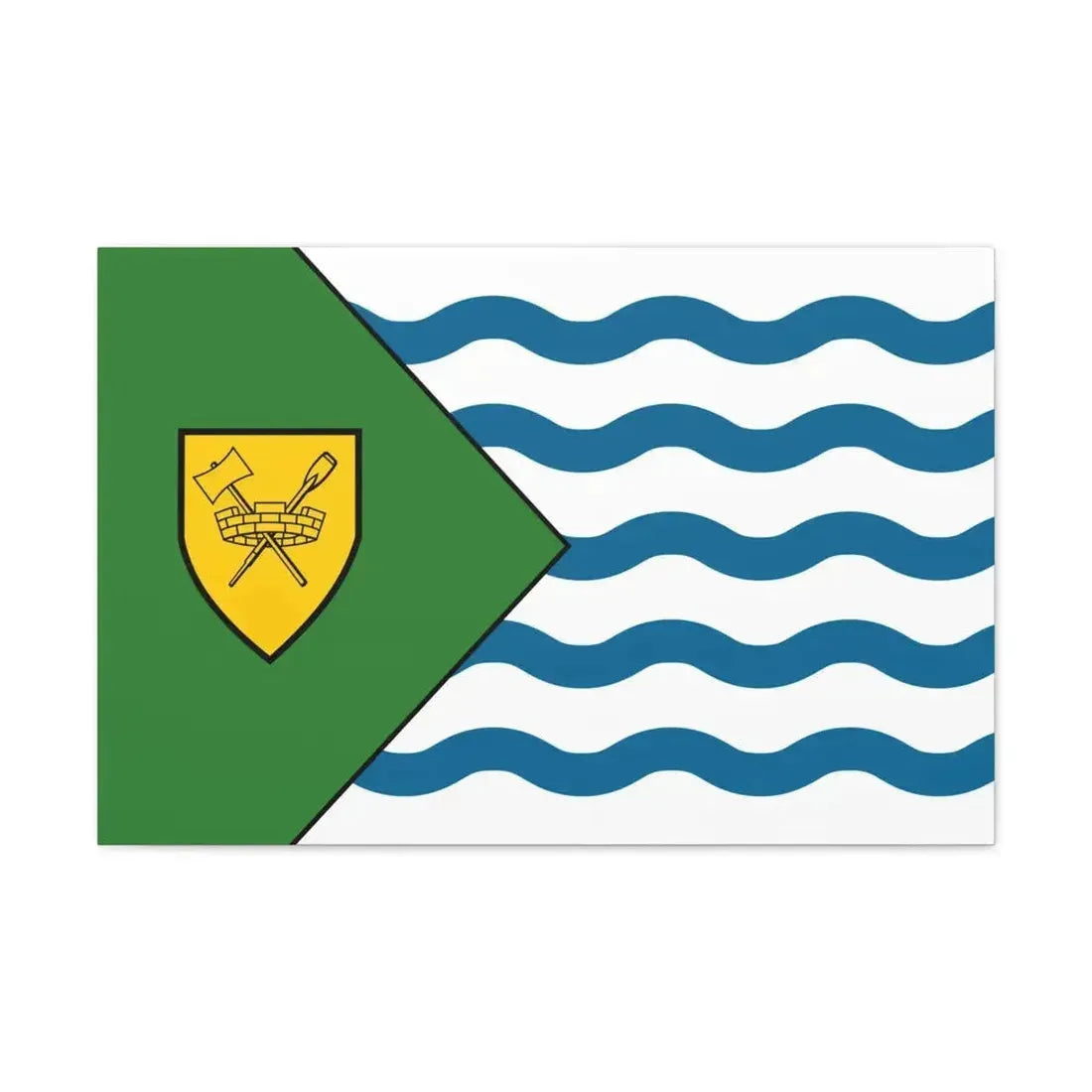 Flag of Vancouver Canada - Canvas Wall Art - The Sticker Space