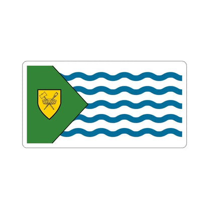 Flag of Vancouver Canada STICKER Vinyl Die-Cut Decal 3 Inch - The Sticker Space